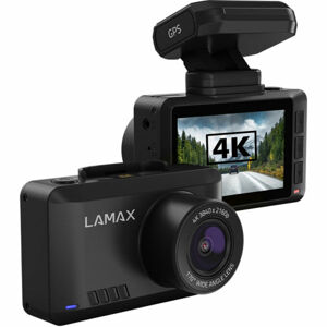 LAMAX T10 4K GPS Autós kamera, fekete, méret os