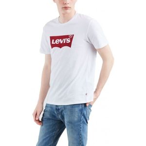 Levi's GRAPHIC SET-IN NECK Férfi póló, fehér, méret 2XL
