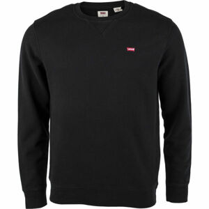 Levi's NEW ORIGINAL CREW CORE Férfi pulóver, fekete, méret XXL