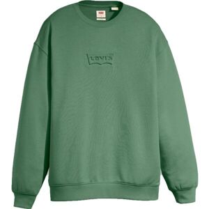 Levi's RELAXD GRAPHIC CREW Férfi pulóver, zöld, veľkosť XL