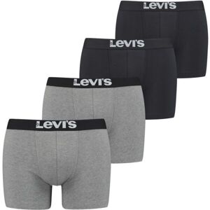 Levi's SOLID BASIC BRIEF 4P Férfi boxeralsó, fekete, méret