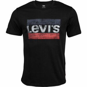 Levi's SPORTSWEAR LOGO GRAPHIC fekete S - Férfi póló