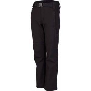 Lewro DALEX Gyerek softshell nadrág, fekete, méret 116-122