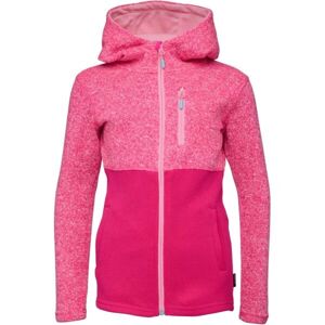 Lewro HAZE Gyerek fleece pulóver, rózsaszín, veľkosť 128-134