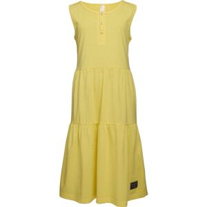Lewro LUSA Lány ruha, sárga, méret 140/146