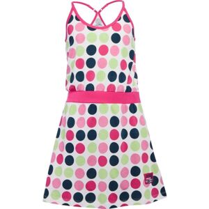 Lewro MACEY Kényelmes lány nyári ruha, rózsaszín, méret 140-146