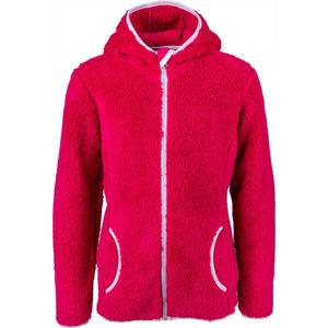 Lewro SHEILA Lány fleece pulóver, piros, méret 116/122