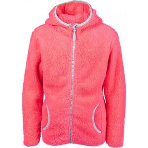 Lewro NELDA rózsaszín 128-134 - Lány fleece pulóver