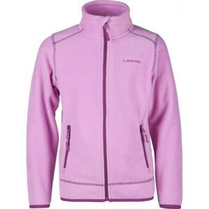 Lewro PAX rózsaszín 128-134 - Gyerek fleece pulóver