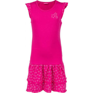 Lewro TOSCA Fodros lány ruha, rózsaszín, méret