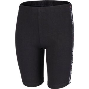 Lewro VEVA Lány 3/4-es leggings, fekete, veľkosť 116-122