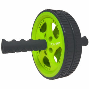 Lifefit EXCERCISE WHEEL TWICE Erősítő kerék, zöld, veľkosť os