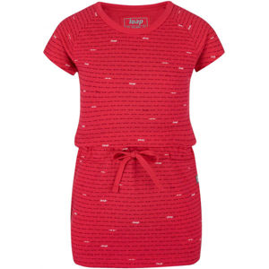 Loap BAULA Lány ruha, piros, veľkosť 122-128