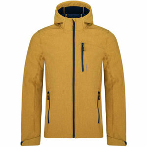 Loap LECAR Férfi softshell kabát, sárga, méret M