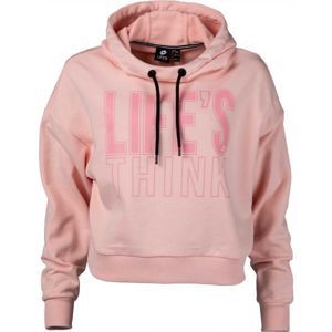 Lotto EVO SWEAT CROP PRT HD FT  W rózsaszín XL - Női pulóver