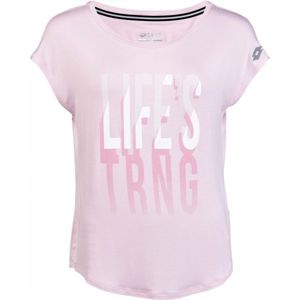 Lotto DINAMICO W TEE VI rózsaszín XL - Női póló