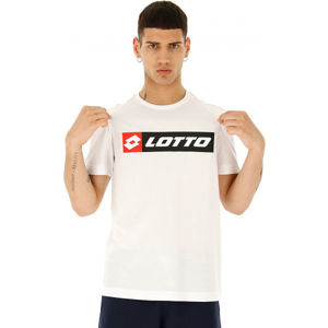 Lotto TEE LOGO JS Férfi póló, fehér, méret