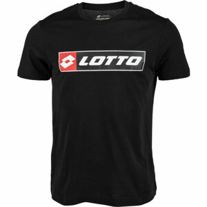 Lotto TEE LOGO JS fekete XXL - Férfi póló