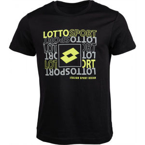 Lotto TEE SUPRA JS fekete M - Férfi póló
