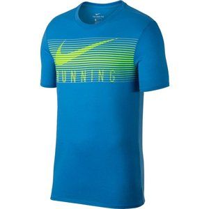 Nike M NK DRY TEE DBL STMT HRTGE Rövid ujjú póló - Modrá