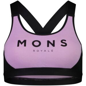 MONS ROYALE STELLA Női sportmelltartó, rózsaszín, méret
