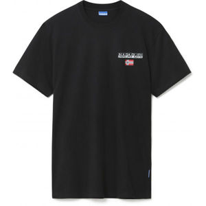 Napapijri S-ICE SS 1 Férfi póló, fekete, méret M