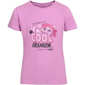 NAX GORETO Lány póló, rózsaszín, méret 128-134