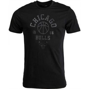 New Era NBA TONAL BASKETBALL TEE CHICAGO BULLS BLK fekete S - Férfi póló