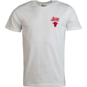 New Era NBA SCRIPT LOGO CHICAGO BULLS fehér XL - Férfi póló