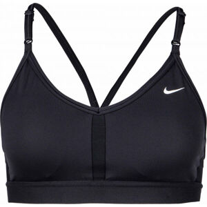Nike DF INDY V-NECK BRA W Női sportmelltartó, fekete, veľkosť S