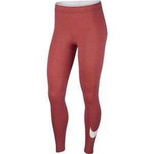 Nike NSW LGGNG CLUB LOGO2 W piros L - Női legging