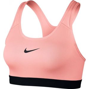 Nike CLASSIC PAD BRA világos rózsaszín L - Sportmelltartó