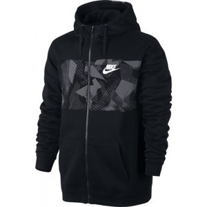 Nike NSW HOODIE FZ FLC SP fekete L - Férfi pulóver