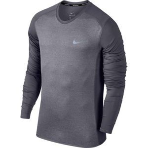Nike M NK MILER TOP LS szürke XL - Férfi póló