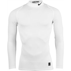 Nike NP TOP LS COMP MOCK fehér XL - Férfi póló edzéshez