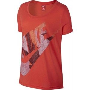 Nike NSW TEE SS SKYSCRAPER W piros XS - Női póló