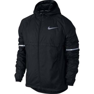 Nike SHLD JKT HD fekete M - Férfi kabát futáshoz