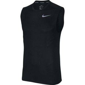 Nike RUN TOP SLV fekete S - Férfi póló futáshoz
