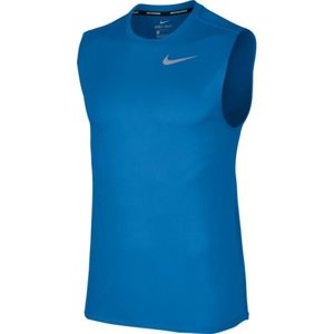 Nike RUN TOP SLV sötétkék XXL - Férfi póló futáshoz