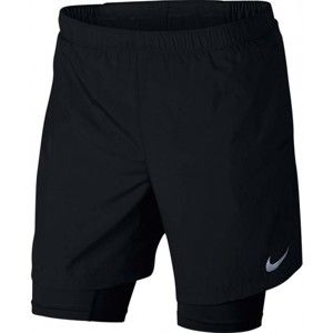 Nike CHALLENGER 2IN1 SHORT fekete L - Férfi rövidnadrág futáshoz