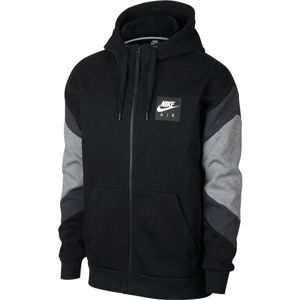 Nike NSW NIKE AIR HOODIE FZ FLC fekete XL - Férfi  pulóver