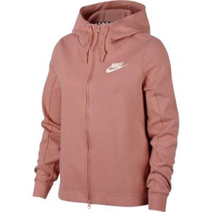 Nike NSW OPTC HOODIE FZ rózsaszín S - Női kapucnis pulóver