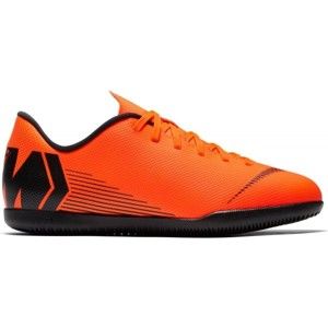 Nike MERCURIALX VAPOR XII CLUB IC JR narancssárga 5Y - Gyerek teremcipő