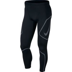 Nike TECH TIGHT FL GX fekete L - Férfi legging futáshoz