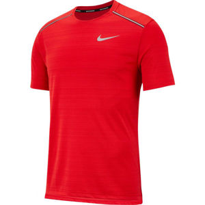 Nike DRY MILER TOP SS M piros M - Férfi póló futáshoz