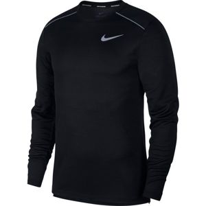 Nike DRY MILER TOP LS Férfi futópóló, fekete,szürke, méret