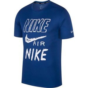 Nike BRTHE RUN TOP SS GX kék XL - Férfi póló