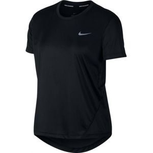 Nike MILER TOP SS fekete M - Női futópóló