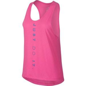 Nike MILER TANK SURF Női top, rózsaszín, méret L