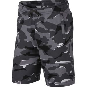 Nike NSW CLUB CAMO SHORT szürke M - Férfi rövidnadrág